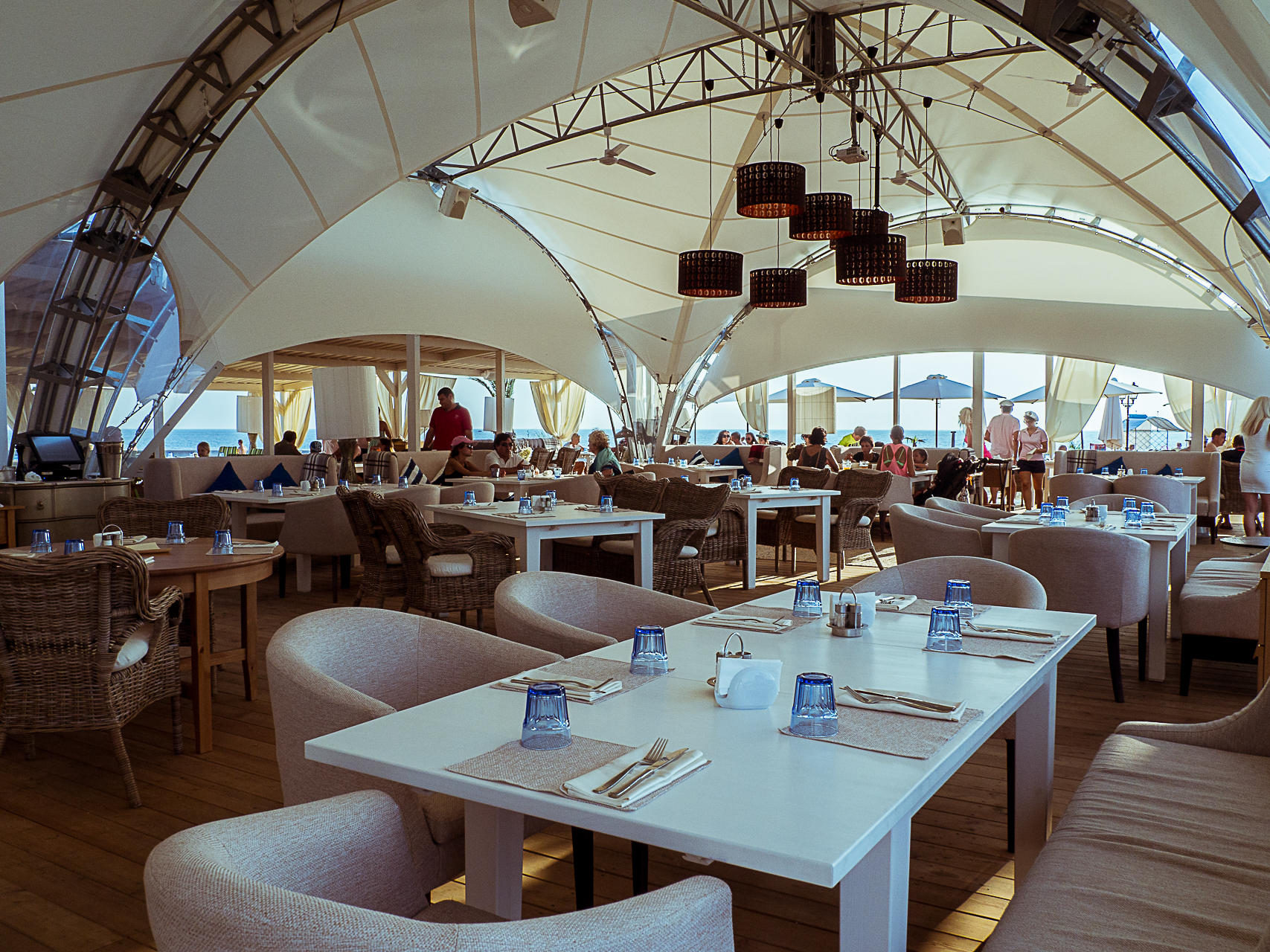 фото зала для мероприятия Рестораны Парус Кафе  Краснодара